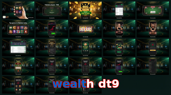 Main screen of Wealth Dt9 bet page for PK players