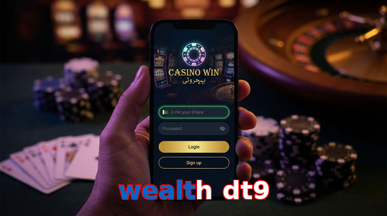 Main screen of Wealth Dt9 login page for PK players